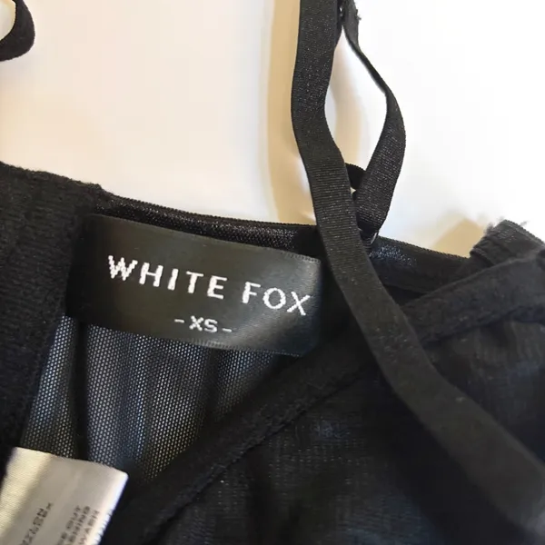 White Fox black corset top - Image 4