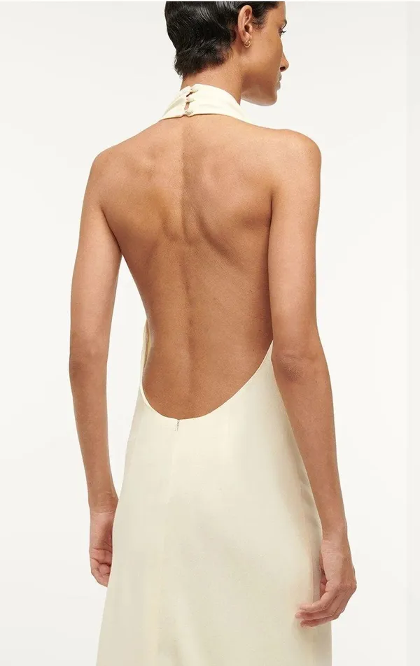 STAUD Giuseppe Dress In Sun Faded Daisy - Image 4