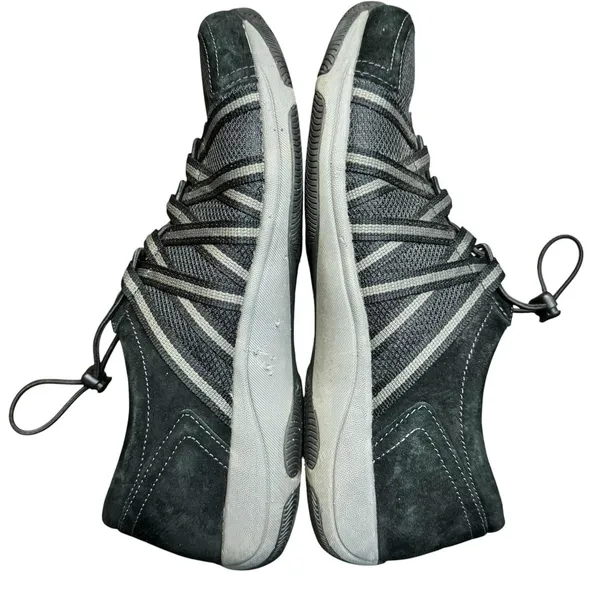Dansko Shoes Womens Size 9.5 Gray Leather Mesh Lace Up‎ Comfort Walking Sneakers - Image 6
