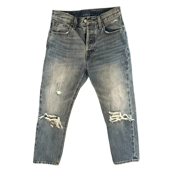 Levis 501 Big E Jeans Size 27 Relaxed Womens Boyfriend Size 6 Comfort - Image 2
