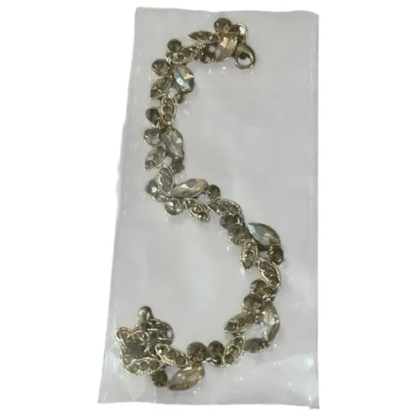 Vintage Style Matching Jewelry Set Necklace Bracelet Earrings Gold - Image 2