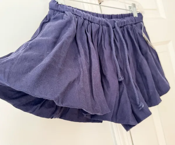 Anthropologie Maeve Linen Blend Cabana Bloomer Bubble Shorts, Size XS - Image 5