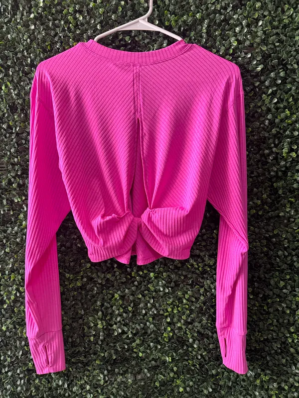 FP MOVEMENT by FREE PEOPLE Tempo Knotty By Nature UV Protection Long Sleeve TOP - Image 6