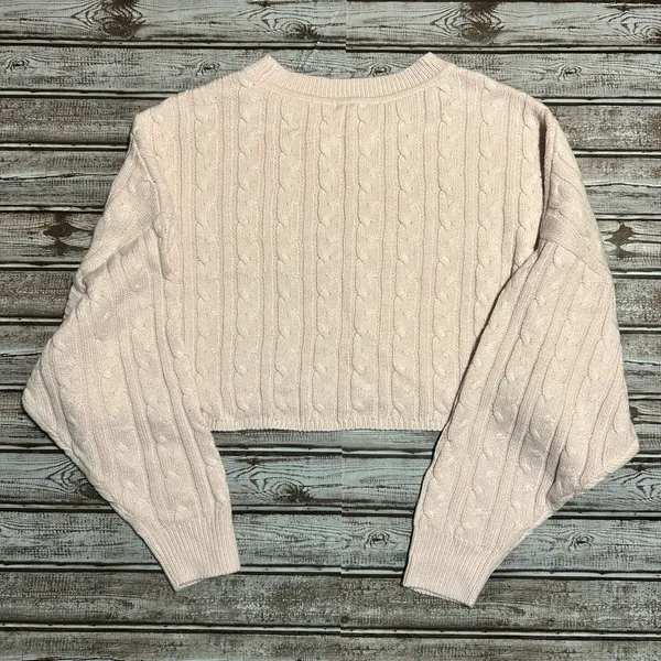 Garage Light Pink Knit Sweater - Image 2