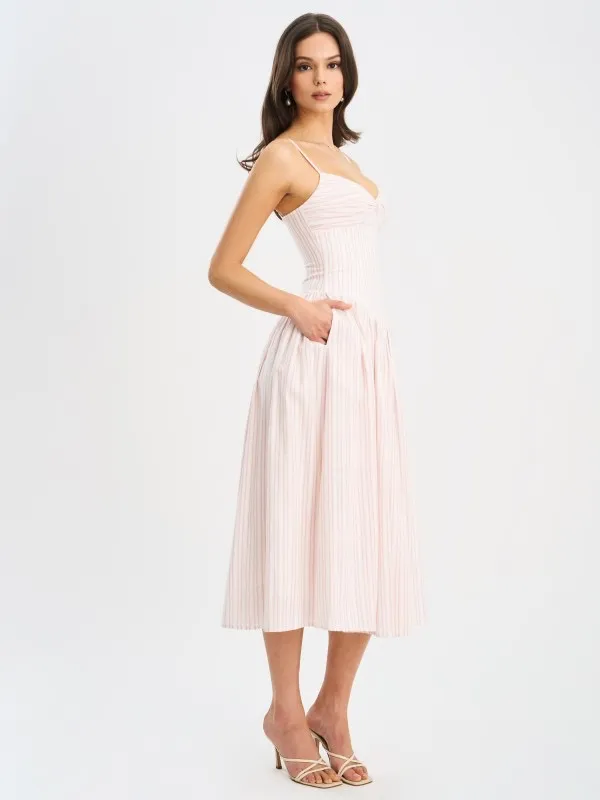 Miss Circle Zania Cotton Midi Dress NEW! Small - Image 4