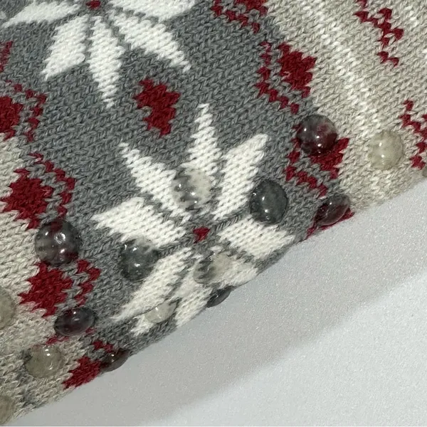 Sherpa Lined Nordic Fair Isle Non Slip Warm Socks NEW Cozy - Image 5