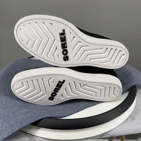 Sorel Out N About Pull-On Wedge‎ Sneaker Women 7 Black Waterproof Suede Bootie - Image 7