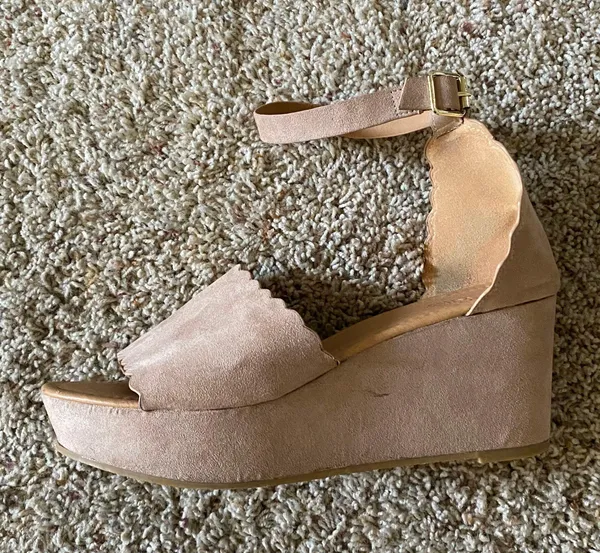 Charlotte Russe Open Toe Wedges - Image 3