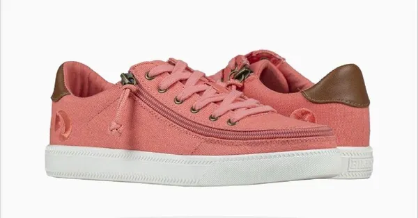 Trendy Pink and Brown Platform Sneakers Size 7 - Image 2