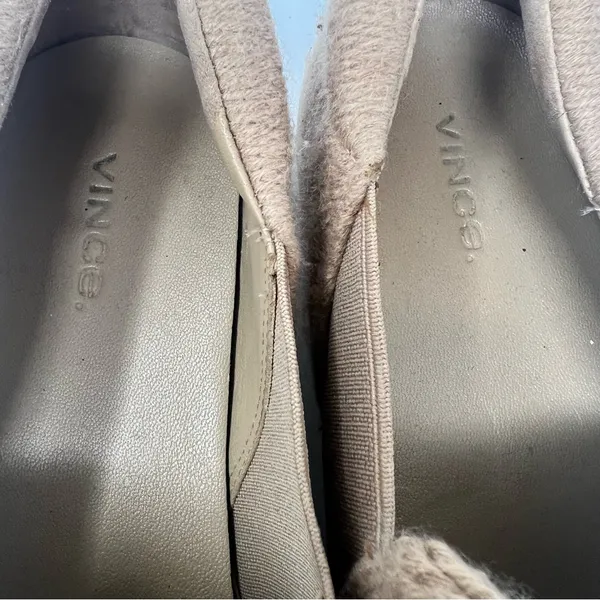 Vince Warren Slip On Platform Sneakers Womens 9 Camel Tan Fabric Designer Shoes - Image 7