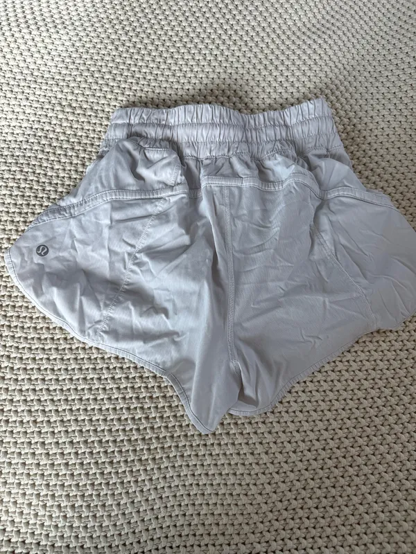 Lululemon Track That 3" Shorts White - Image 2