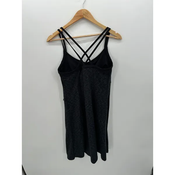 The North Face‎ Womens Gray Tennis Dress Sz M Workout Pickleball Bra Active - Image 2