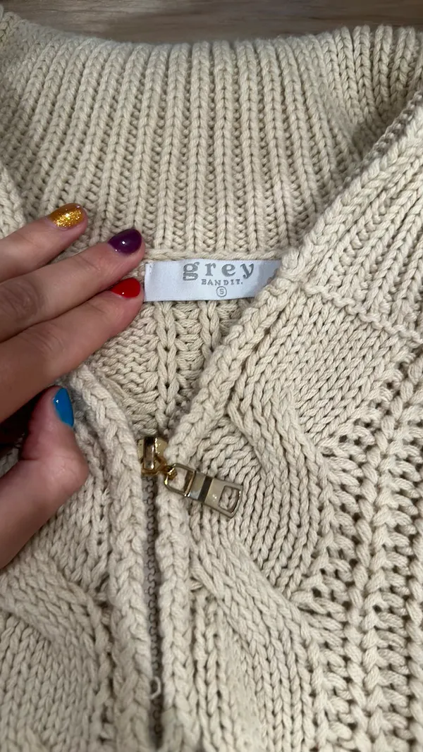 Grey Bandit Sweater - Image 2