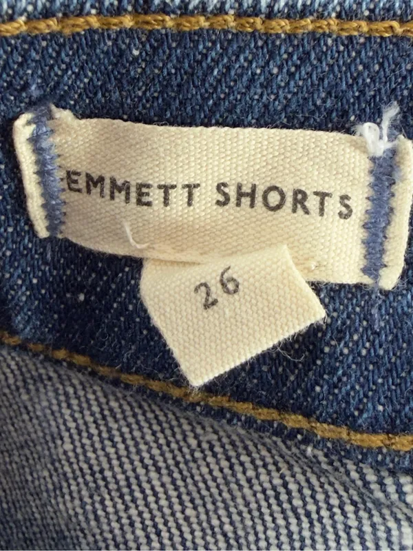 Madewell The Denim Emmett Short: Patch Pocket Edition in Blue Size‎ 26 - Image 8