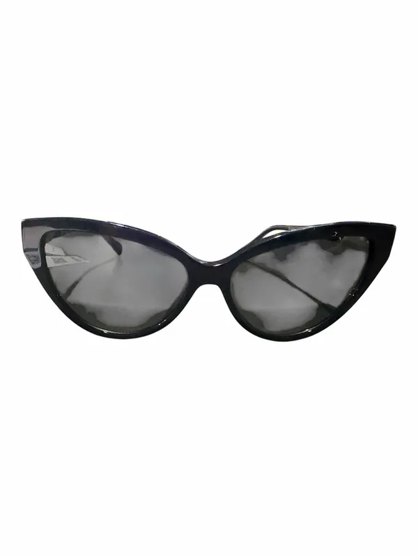 Emporio Armani Black‎ Cat-Eye Sunglasses with Case and Accessories - Image 8
