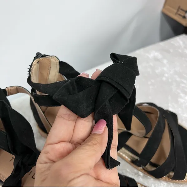 TORRID ANKLE WRAP ESPADRILLE SANDAL 8.5WW - Image 4