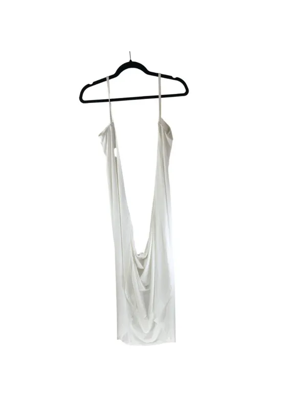 Halara Spaghetti Strap Crossover Cover Up Wrap InstantCool Dress-UPF50+ White M - Image 4