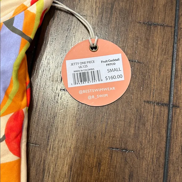B. Swim One Piece “Fruit Cocktail” print NWT Size Small - Image 2