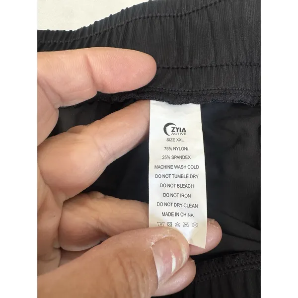 ZYIA Active Everywhere Pants Women's XXL Black Athletic Elastic Drawstring NEW - Image 8