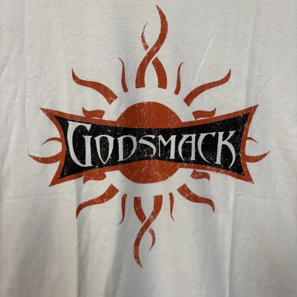 Godsmack Sun logo White T-Shirt XL - Image 2
