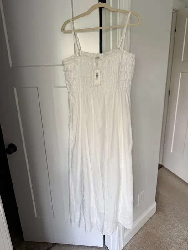 Z Supply‎ Dani Embroidered Midi Dress New NWT White - Image 3