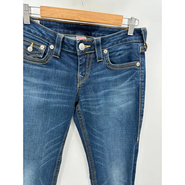 True Religion Women's Becca Mid Rise Bootcut‎ Denim Jeans Size 29 W10572OMQT1 - Image 4