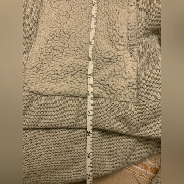 The North Face Furry Fleece Full Zip Jacket Gray NF0A338M Size M - Image 7
