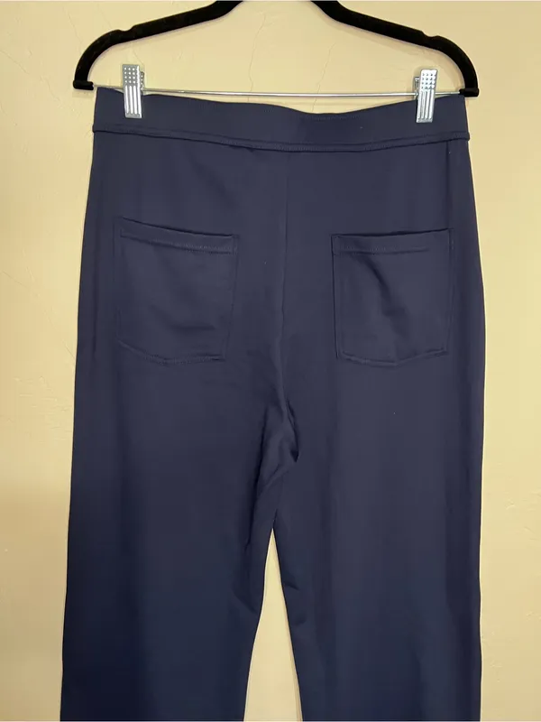 Halara NWT DayStretch High Waisted Navy Blue Pockets Straight Leg Athletic Pants - Image 9
