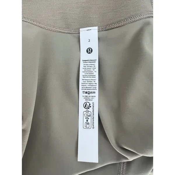 Lululemon Define Jacket Nulu Fog Green‎ Size 2 Slim Fit Thumbholes - Image 6