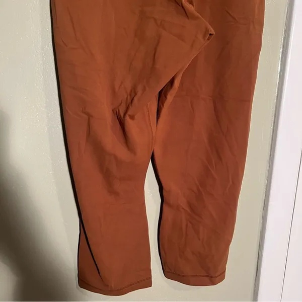 Lululemon Women's Size 14 Align High-Rise Crop 21" Copper Brown Tight Pant - Image 8