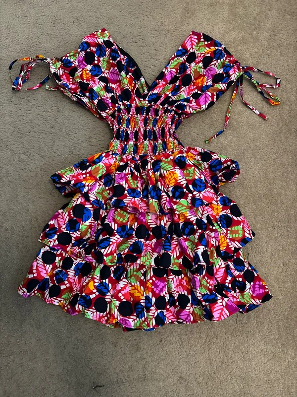 Ruffle midi sundress Multiple Size M - Image 3
