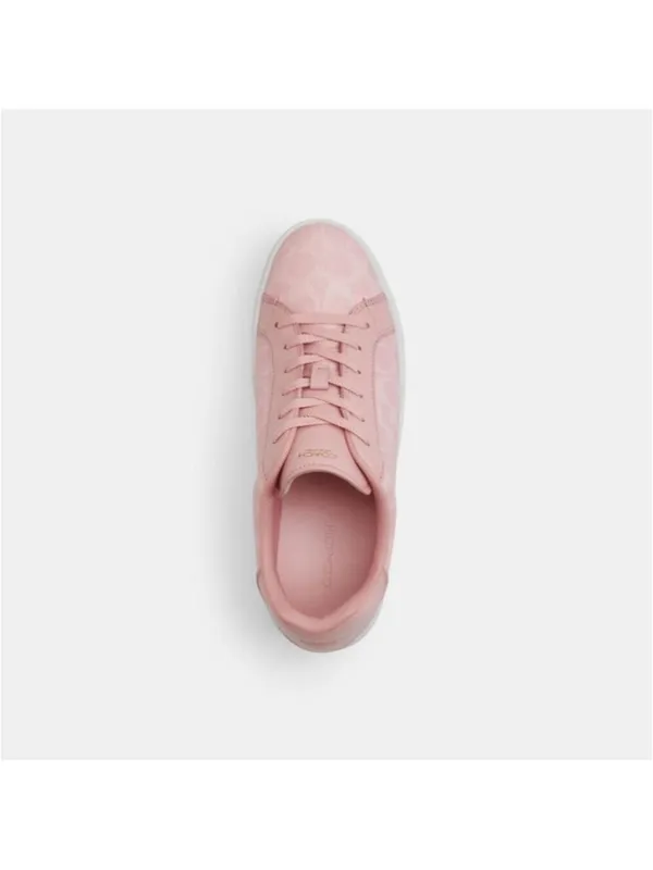 NEW Coach High Line CBT39 Powder Pink Signature Sneakers Size 6.5 NIB - Image 7
