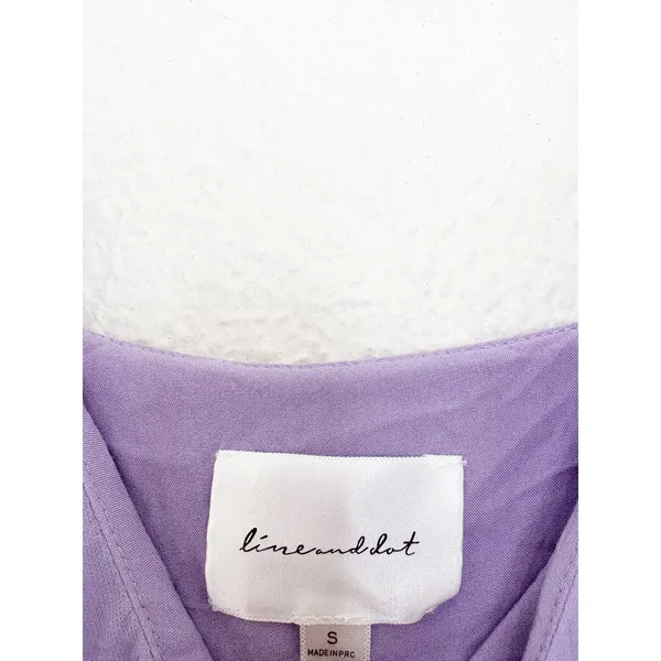 Anthropologie Line & Dot Mara Slip Maxi Dress Size Small Lavender Cocktail Chic - Image 6