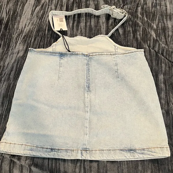 Light Blue cutout skirt mini by WeWorewhat Size S - Image 2