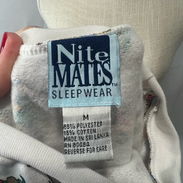 Vintage nite mates sleepwear medium White - Image 11