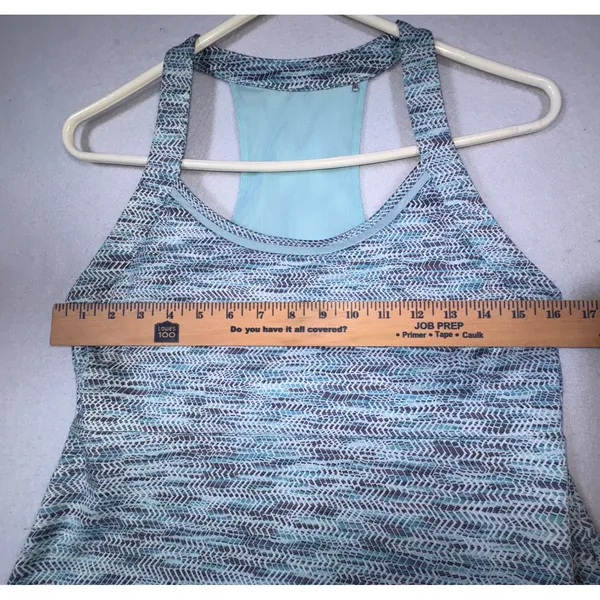 MPG Mondetta Performance Gear Womens Blue Space Dye Racerback Athletic Dress M - Image 10