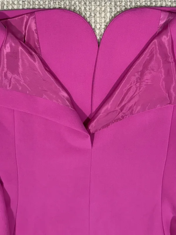 Zara Hot Pink Oversized Blazer Single Button Women’s Size Small Tailored Jacket - Image 8