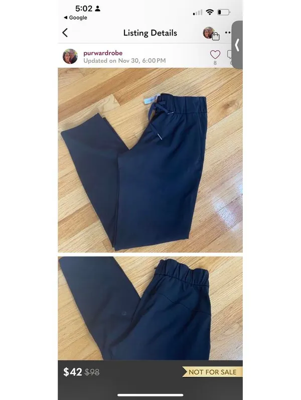 Lululemon Women's Navy Active Pants - Image 6