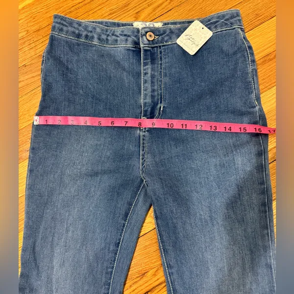 We The Free People Size 28 Just Float On Flare Jeans Bell Bottom Jericho blue - Image 10