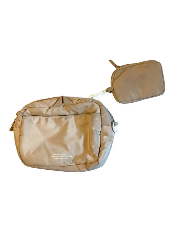 Adidas Originals Magic Beige Puffer Bag & Detachable Coin Pouch (NO STRAP) | 8”x6”x3” - Image 2