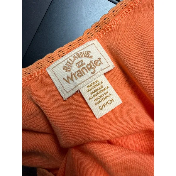 Billabong X‎ Wrangler Women's Orange Surf Out West Tank Top, Size S/8, NWT - Image 4