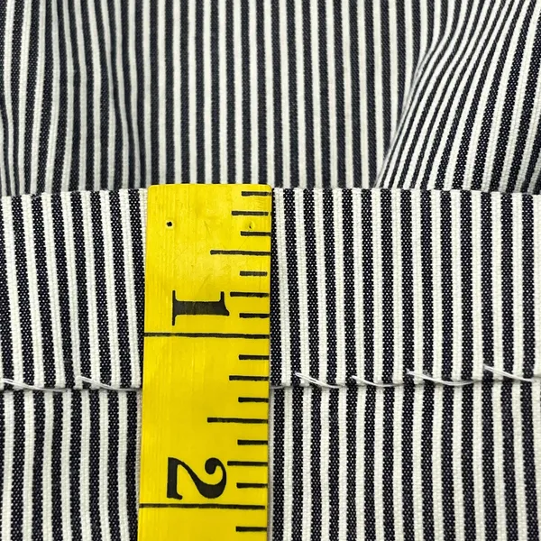 L.L. Bean Favorite Fit Curvy Striped Cotton Straight Leg Pants Hemmed 6T - Image 11
