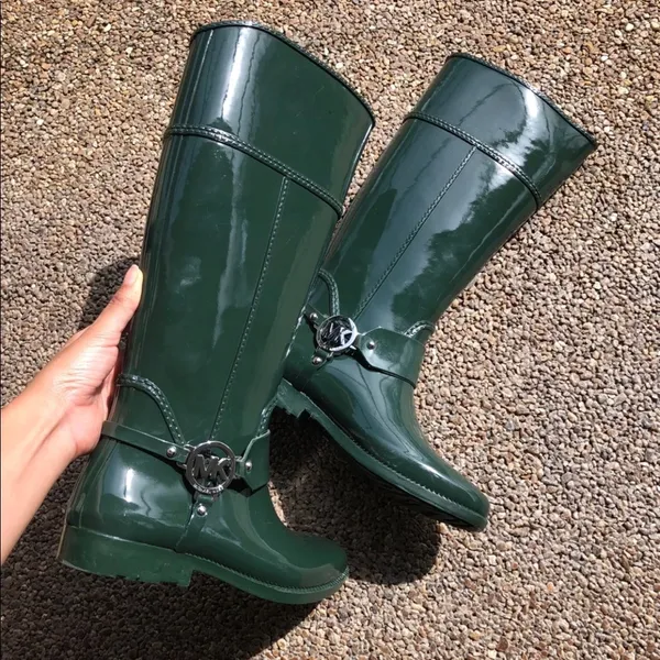 Michael Kors green rain boot - Image 2