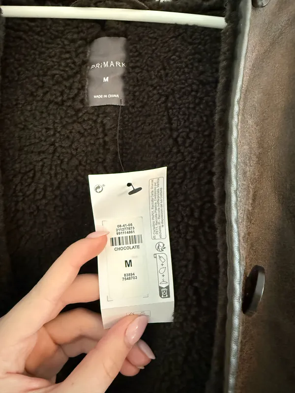 Primark Faux Leather Jacket Fur - Image 6