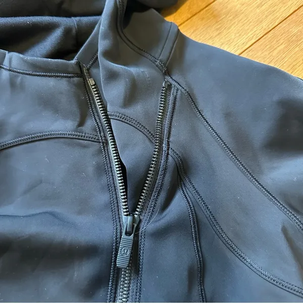 Lululemon Every Journey Hooded Jacket Womens 6 Black Zip Front - Image 10
