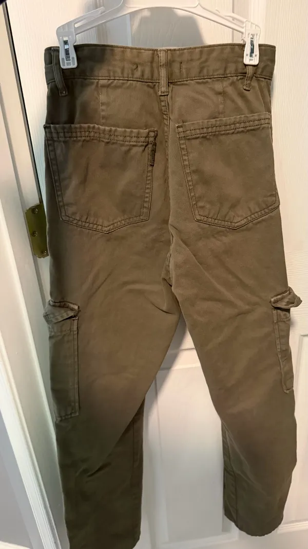 Olive Green Cargo Pants 00 /tall - Image 3