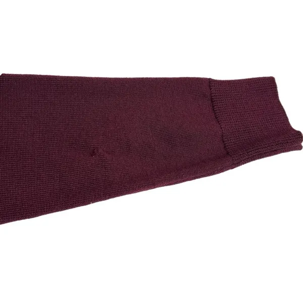 Hobbs London Benita Red Velvet Velour Silk Long Sleeve Sweater Dress Size 6 - Image 8