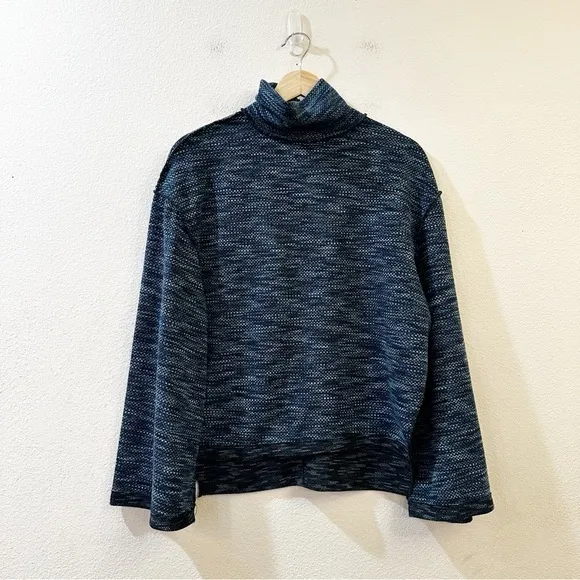 Free People‎ Women's Sunny Days Knit Oversized Turtleneck Sweater Size XS - Image 3
