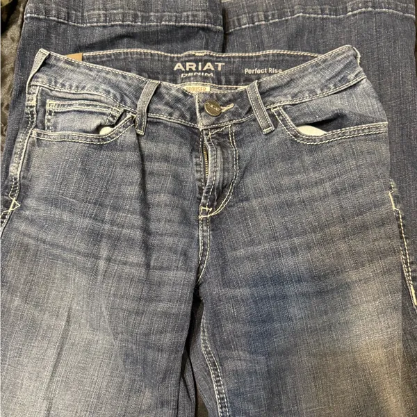 Ariat Women's Boot Cut Jeans in Classic Blue - Image 2