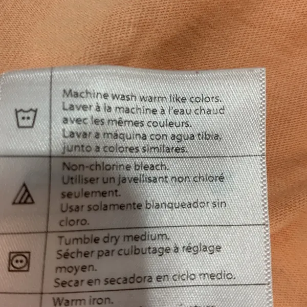 Carhartt Loose Fit Light Orange Peach Workwear Crew neck Pocket Tee Size… - Image 13